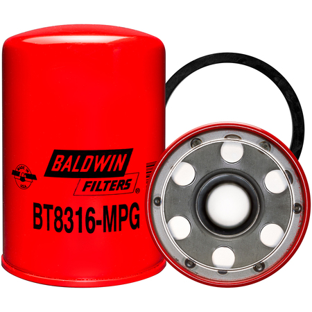 BALDWIN FILTERS Max. Perf. Glass Transmission Spin-On, BT8316-MPG BT8316-MPG